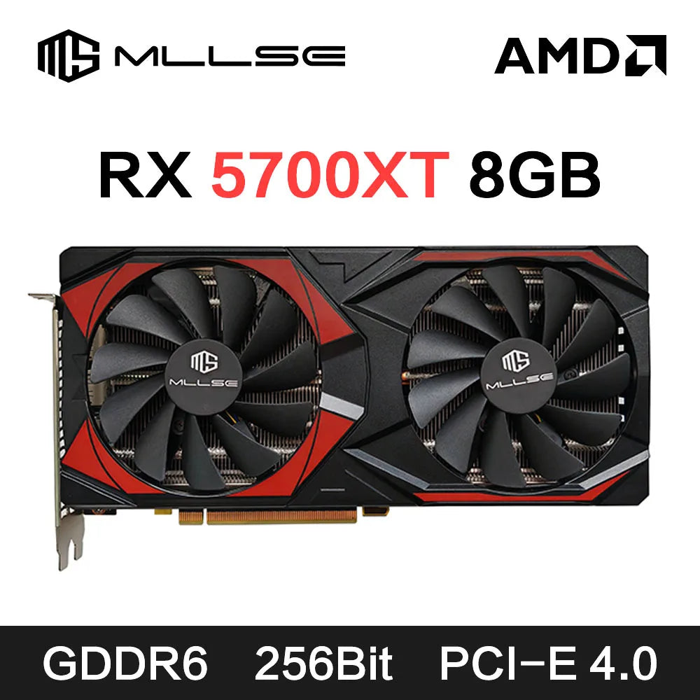 AMD Radeon RX 5700 XT 8GB | GDDR6 256-Bit PC Gaming Video Graphics Card