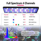 S54 Dimmable Marine Aquarium LED Light | Full Spectrum Saltwater Lamp