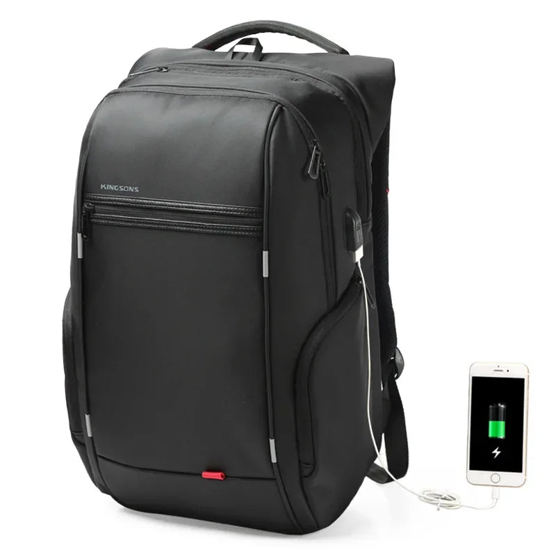 Waterproof Business Laptop Backpack Anti-theft Travel Large Capacity USB Lightweight Backpack External USB Charging Commuting
