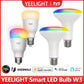 Smart LED W3 Bulb E26 WiFi | 900lm App Control RGB Colour Mood Light
