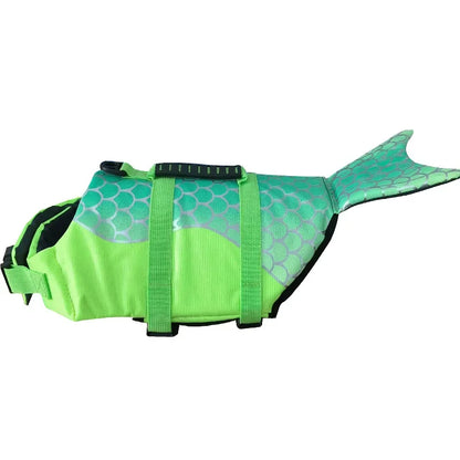 Shark Dog Life Jacket | High Buoyancy Swimming Safety Vest + Handle