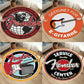 Electric Guitar Round Rug | Rock Music Decor Flannel Non-Slip Mat