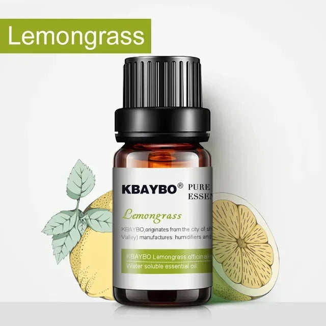 6 Essential Oils Aromatherapy Set | Pure Scents for Diffuser & Spa