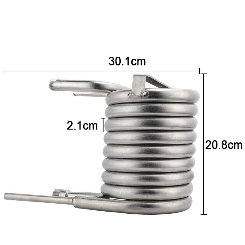 Stainless Steel Counterflow Wort Chiller Heat Exhanger Cooling Coil Brewing Equipment For Beer Homebrew