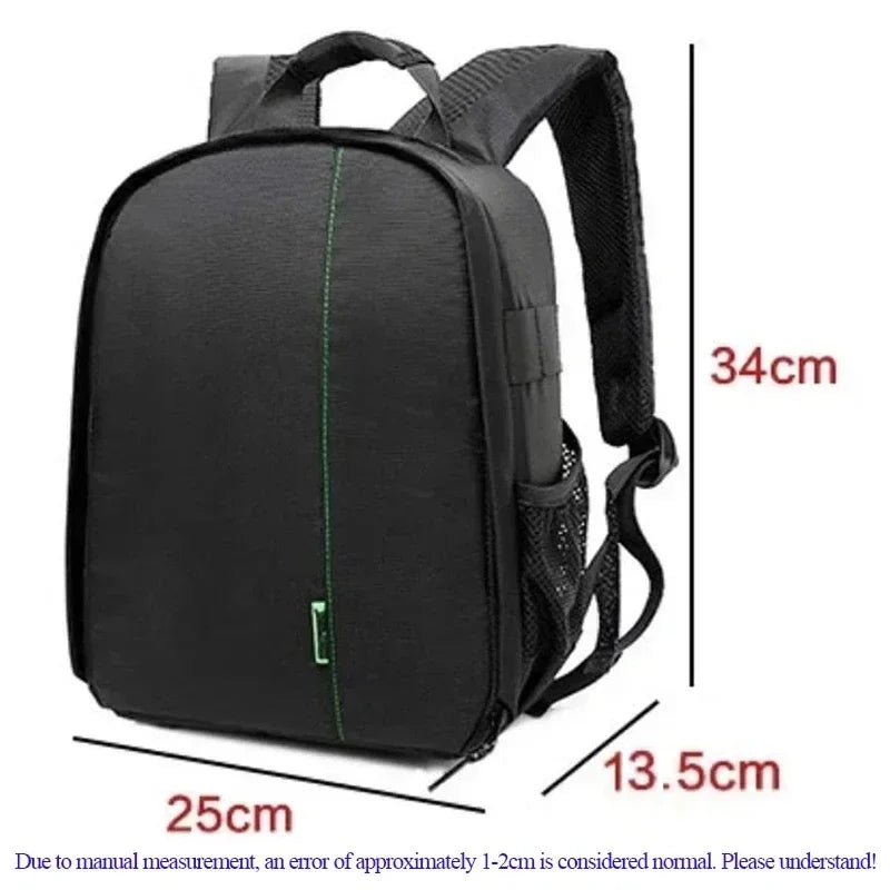 Outdoor DSLR Camera Backpack | Waterproof Padded Case with Tripod Holder