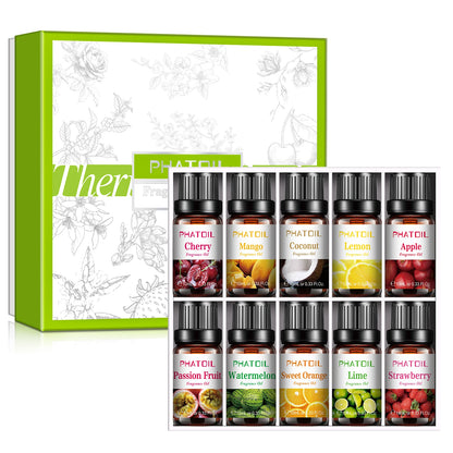 10ml Fruity Fragrance Oil - Refreshing Aromatherapy Aroma Oil