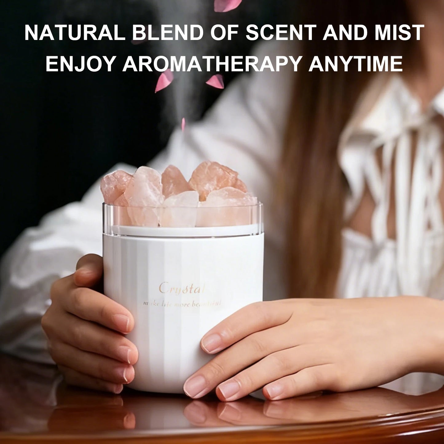 Smart Essential Oil Diffuser | Rechargeable Home Aroma Air Mist Unit