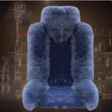 Winter Wool Car Seat Cover - Luxury Shearling Front Cushion