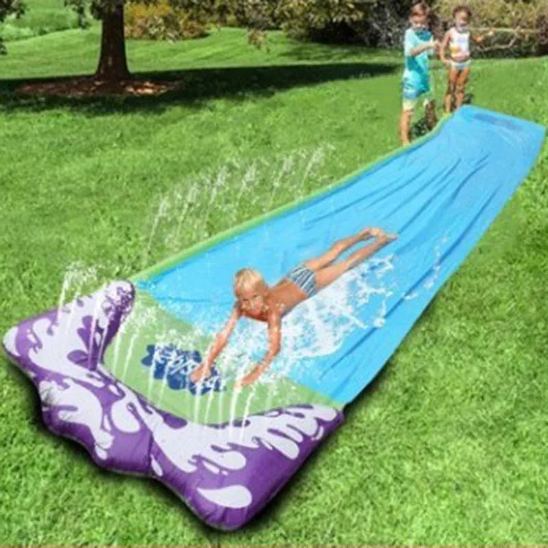 Inflatable Lawn Water Slide | Kids Outdoor Sprinkler & Splash Toy
