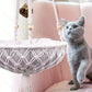 Boho Cat Hammock - Hand Woven Cotton Rope Hanging Swing Bed
