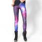 Galaxy Print Leggings | High-Stretch Space Gym Pants & Yoga Tights Set