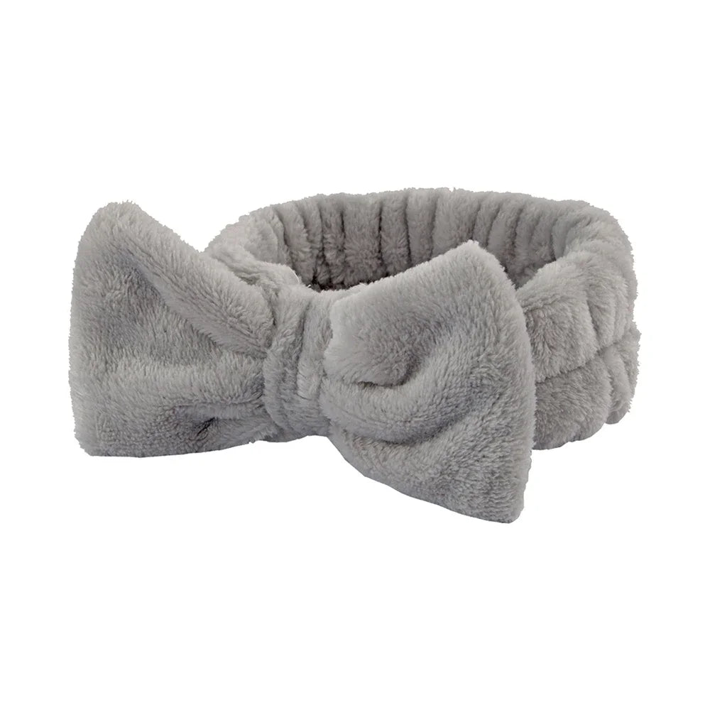 3Pcs Spa Headband & Wristband Set | Microfiber Face Wash Makeup Band