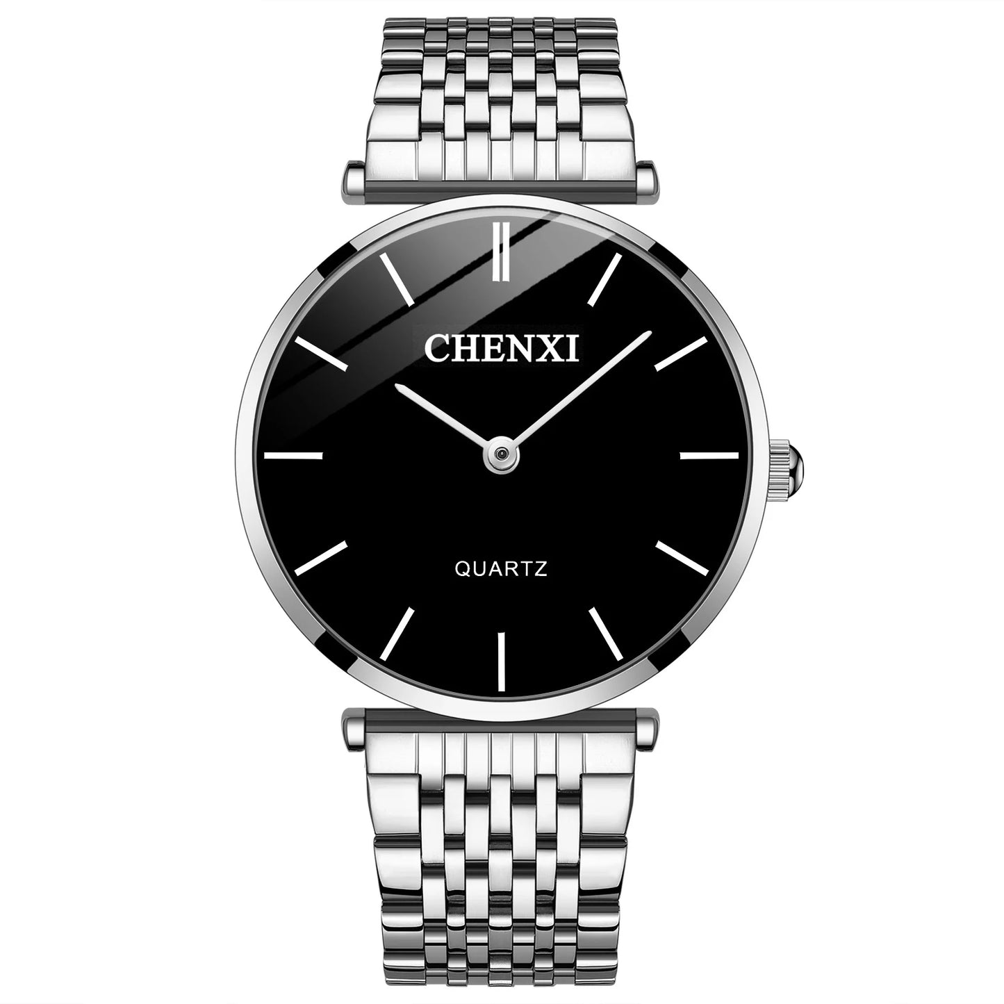 Men's Full Steel Quartz Watch | Luxury Waterproof Business Sport ID