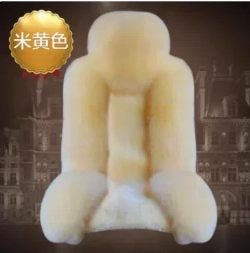 Winter Wool Car Seat Cover - Luxury Shearling Front Cushion
