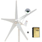 400W Wind Turbine Generator - 12V 24V 6-Blade with MPPT