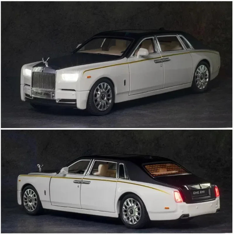 1:24 Alloy Diecast Luxury Model Car - Sound, Light & Pull-Back