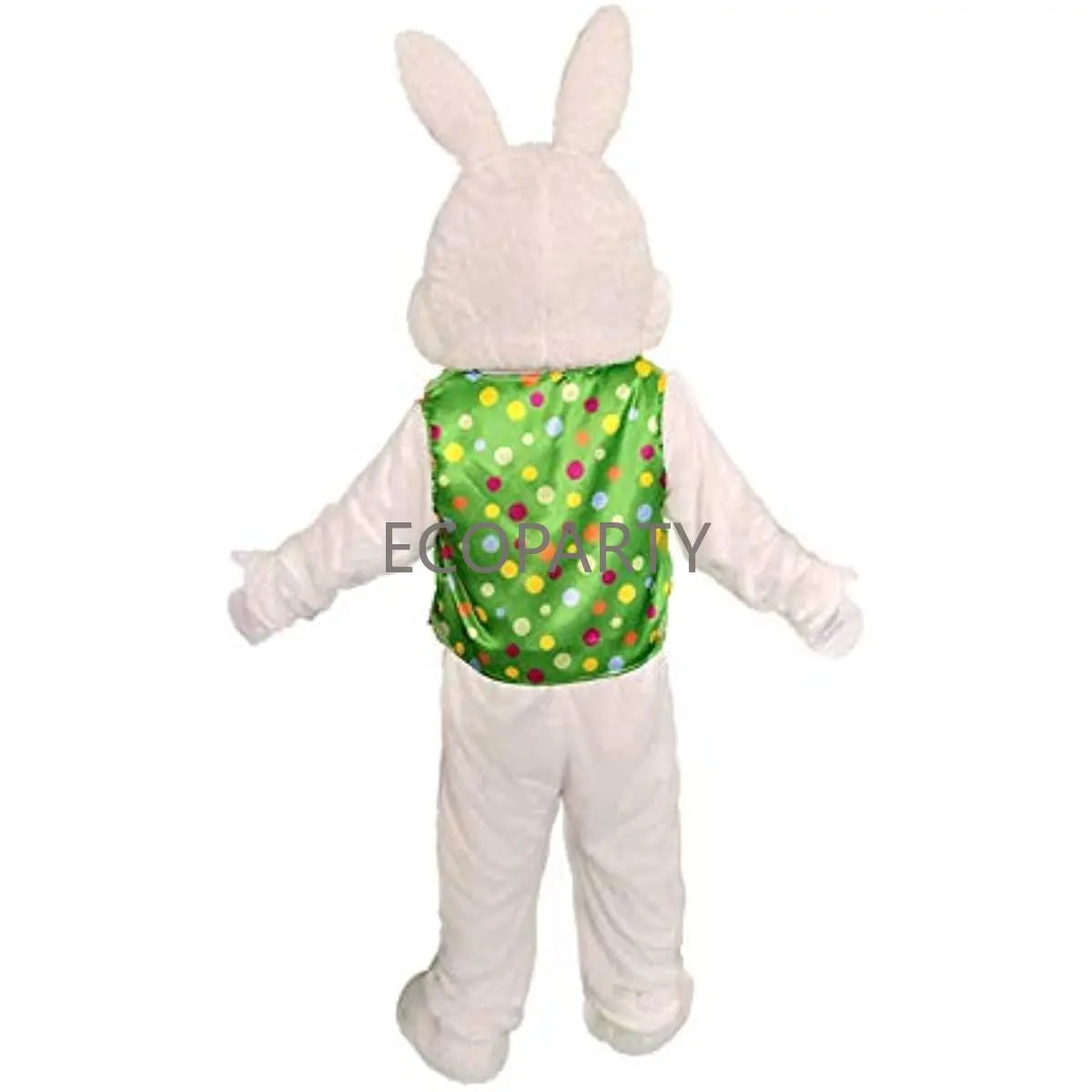 Plush Easter Bunny Costume | Adult Rabbit Mascot Party Outfit & Head