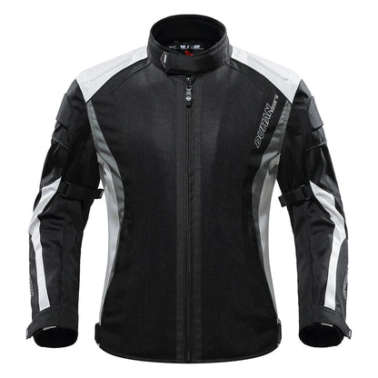 Summer Mesh Motorcycle Jacket & Pants Set - Armored & Breathable Riding Suit