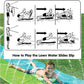 Inflatable Lawn Water Slide | Kids Outdoor Sprinkler & Splash Toy
