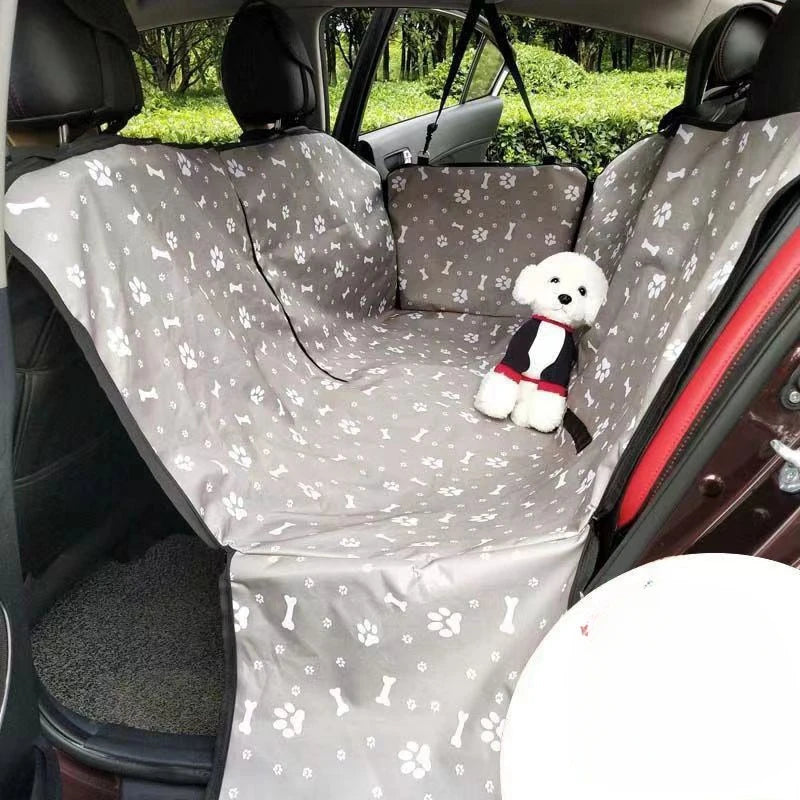 Waterproof Pet Car Seat Cover | Heavy-Duty Dog Back Seat Protector Mat