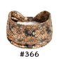 Boho Headbands for Women - Knotted Wide Stretch Turban Wrap