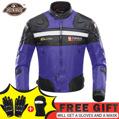 Motorcycle Jacket and Pants Set | Motocross Racing Body Armor Suit Kit