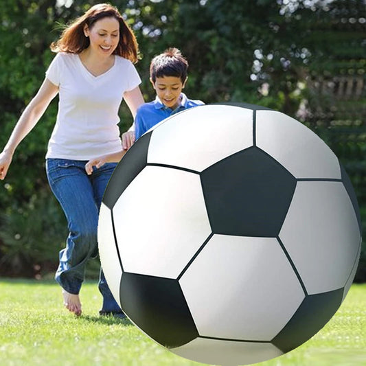 Giant Inflatable Soccer Ball | 80cm Heavy-Duty PVC Outdoor Lawn Game