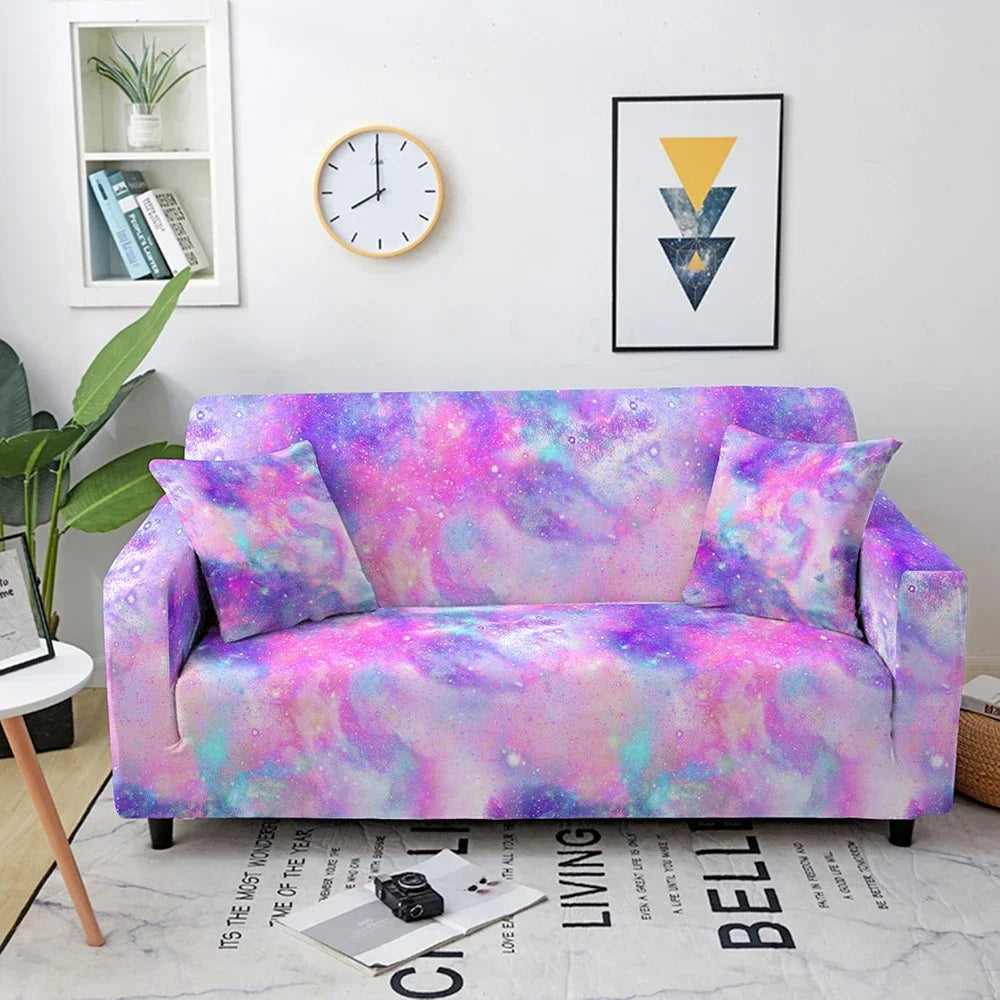 3D Elastic Sofa Covers - Stretch Spandex Couch Slipcover Set