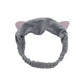 Rabbit Ear Face Wash Headband - Soft Elastic Makeup Hairband