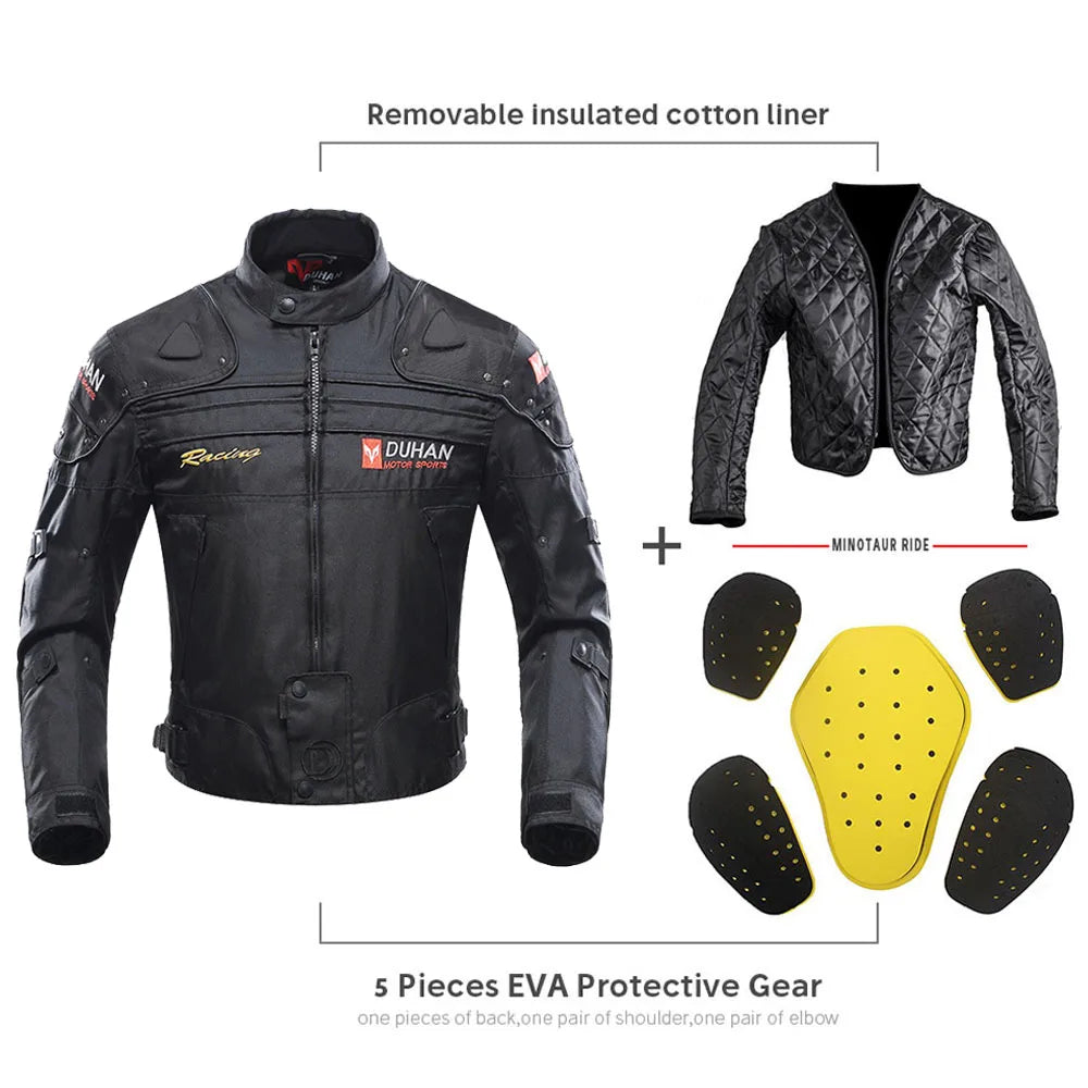 Motorcycle Jacket and Pants Set | Motocross Racing Body Armor Suit Kit