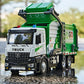 1:18 Alloy Garbage Truck Toy | Electric Sanitation Car Lights & Sound