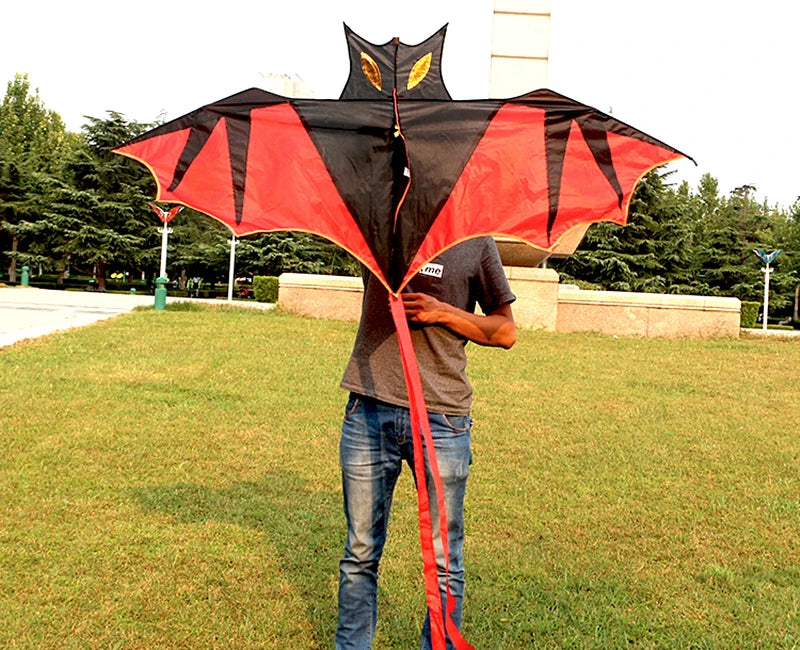 160cm Bat Kite for Kids - Huge Outdoor Beach Flying Toy Set
