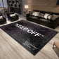 "Shoes Off" Hypebeast Rug | Streetwear Inspired Washable Sneaker Mat