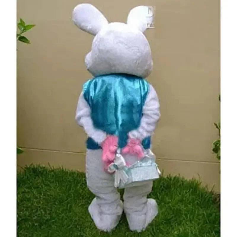 Easter Bunny Adult Mascot Costume - Plush Fursuit Cosplay