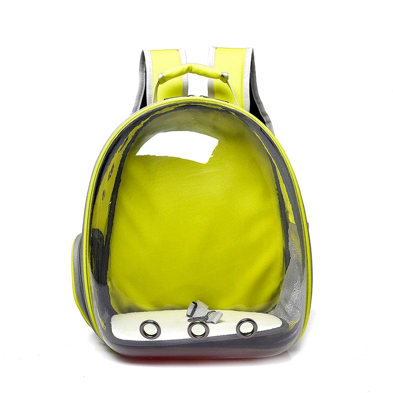 Transparent Cat Backpack - Breathable Space Capsule Pet Carrier