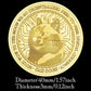 Dogecoin Collectible Coin | Gold Silver Plated Crypto Souvenir Gift Set
