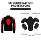 Mens Motorcycle Summer Jacket - Breathable Mesh Armor Jacket