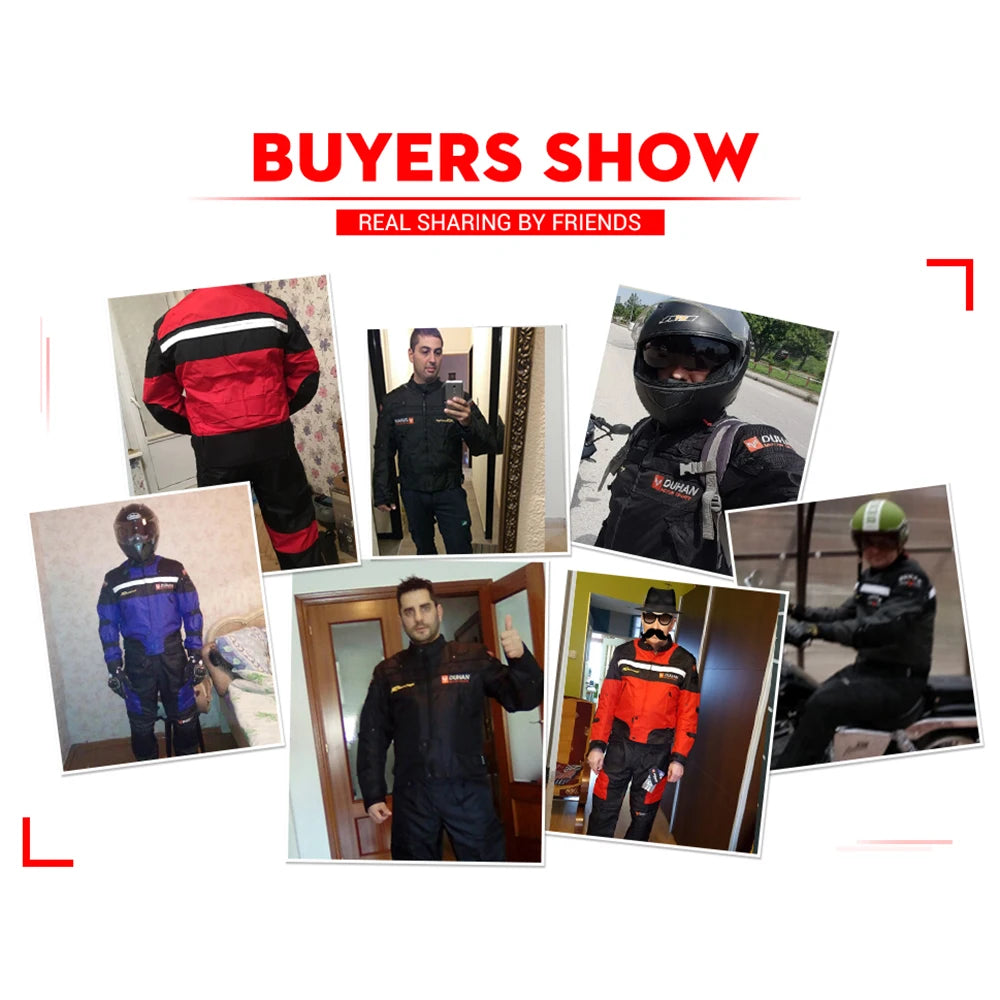 Motorcycle Jacket and Pants Set | Motocross Racing Body Armor Suit Kit