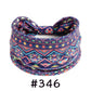 Boho Headbands for Women - Knotted Wide Stretch Turban Wrap