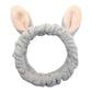 Rabbit Ear Face Wash Headband - Soft Elastic Makeup Hairband