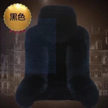 Winter Wool Car Seat Cover - Luxury Shearling Front Cushion