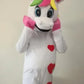 Pink Unicorn Mascot Costume | Adult Walking Cartoon Character Outfit