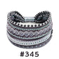Boho Headbands for Women - Knotted Wide Stretch Turban Wrap