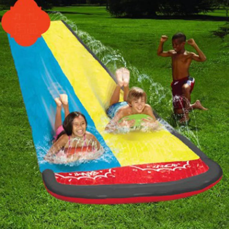 Inflatable Lawn Water Slide | Kids Outdoor Sprinkler & Splash Toy