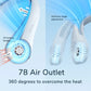 4000mAh Portable Bladeless Neck Fan - 5 Speeds, Rechargeable
