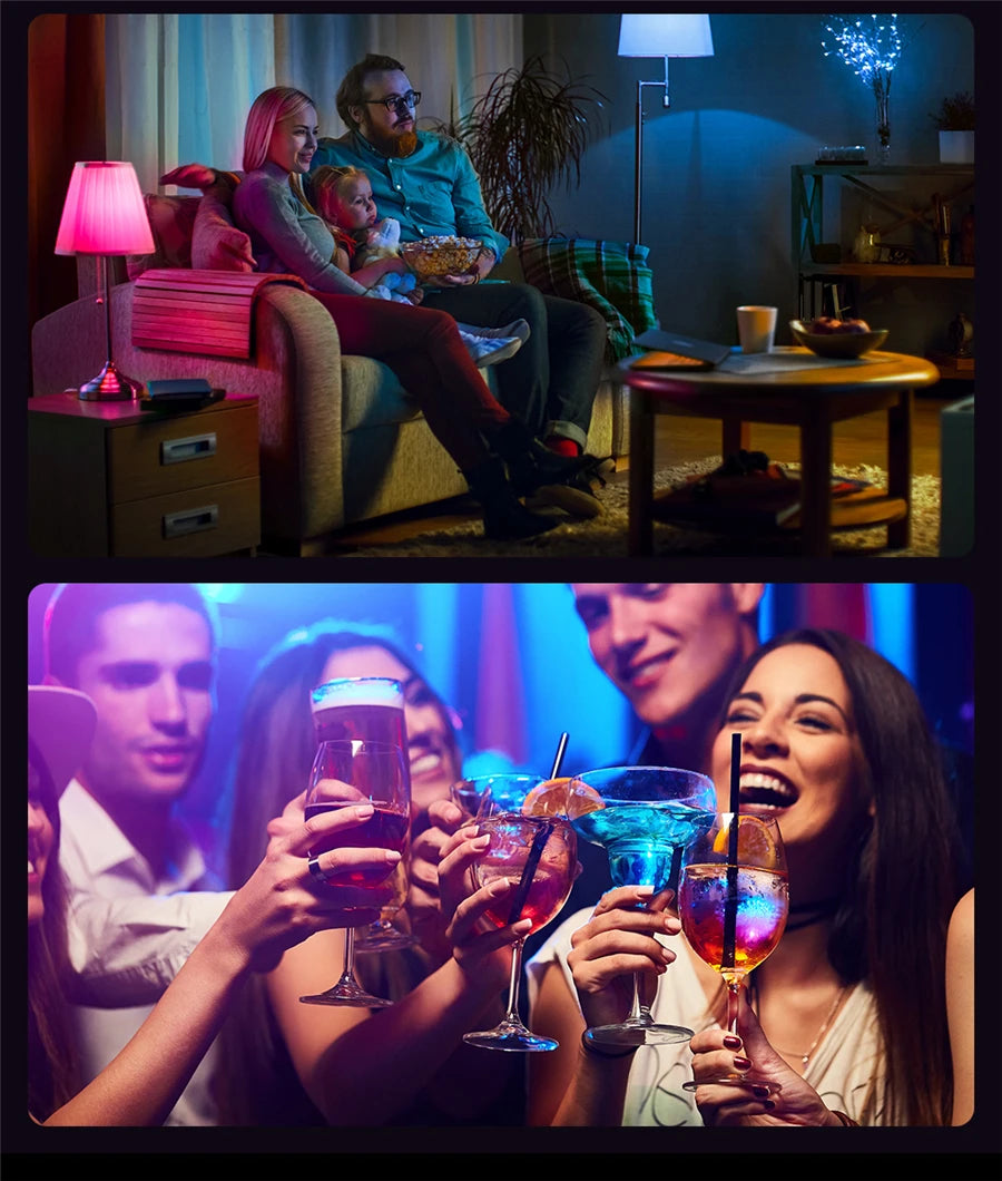 Smart LED W3 Bulb E26 WiFi | 900lm App Control RGB Colour Mood Light