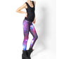 Galaxy Print Leggings | High-Stretch Space Gym Pants & Yoga Tights Set