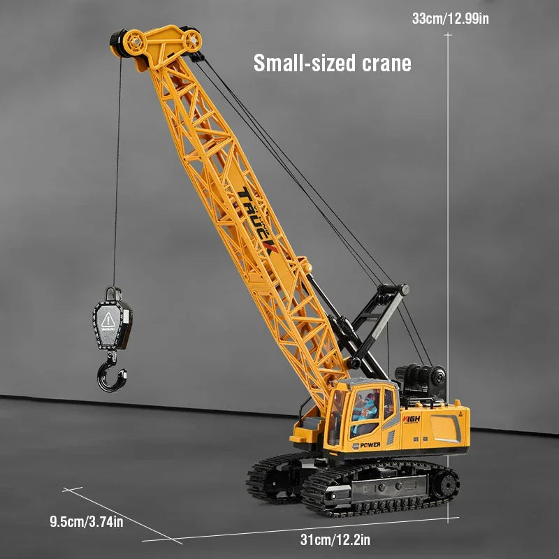 15CH RC Spray Crane Truck | Alloy Metal Remote Control Engineering Toy