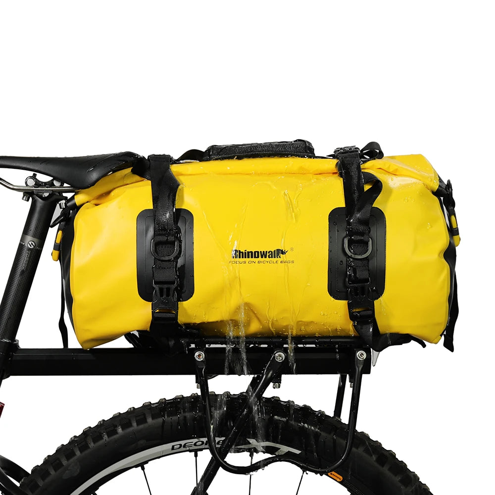 Waterproof Bike Rear Seat Bag | 20L Large Capacity Rack Pannier Pack
