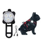 Portable Pet Safety LED Light | USB Rechargeable 4-Mode Dog Collar Tag